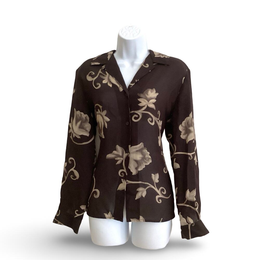 Josephine Chaus Floral Blouse